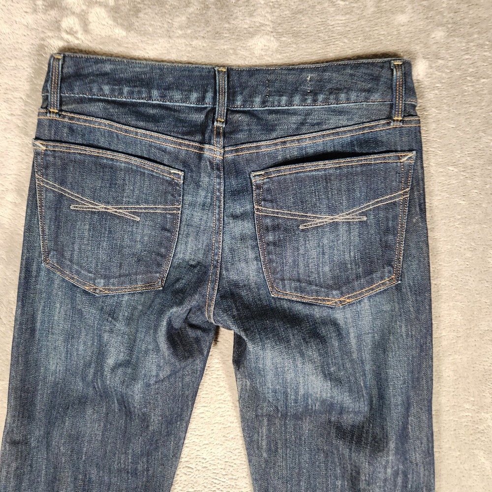 Gap Real Straight Jeans Womens 26/2XL Dark Wash NEW 1969 Extra Long Denim - Picture 12 of 13